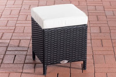 Hocker Volati Zwart,CremeWit