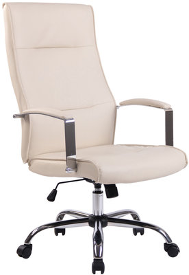 Bureaustoel Partlond Creme,Kunstleder