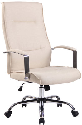 Bureaustoel Partlond Creme,Stoff