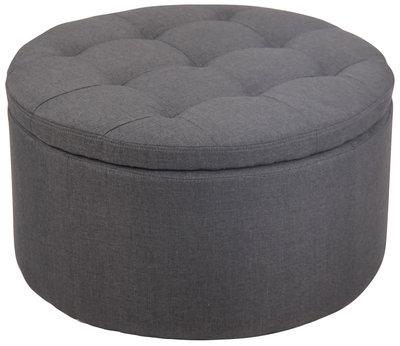 Hocker Avore Grijs,Stoff