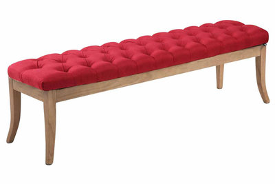 Bank Remsas Stof Rood,150 cm