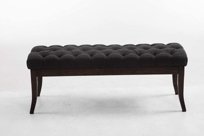 Bank Remsas stof Grijs,120 cm