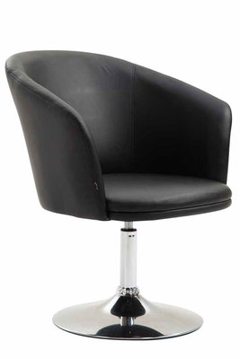 Lounger Ercada kunstleer Zwart
