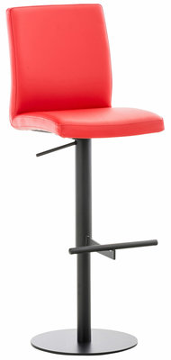 Barkruk Cidaz Kunstleer Zwart,Rood