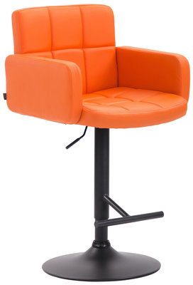 Barkruk Les Engalos Oranje,Zwart