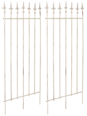Set van 2 Alise Klimplantensteun antiek/Creme