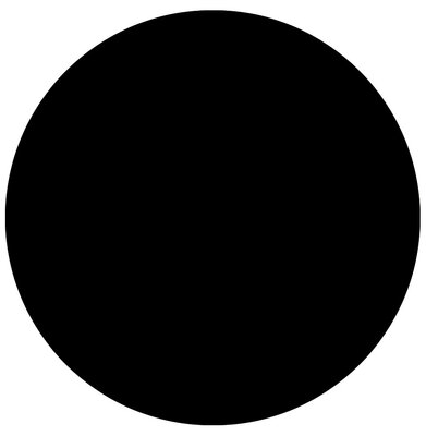 Tafel Blad - Zwart
