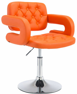 Lounger Diblun Kunstleer oranje, Oranje
