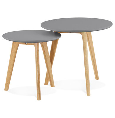 Ospine - Grijs - Hout