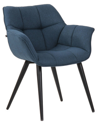Eetkamerstoel Resivello Blauww,Stof