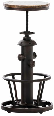 Barkruk Branu bronzen,
