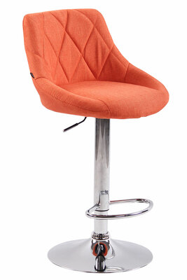 Barkruk Lozia Stof oranje, Oranje
