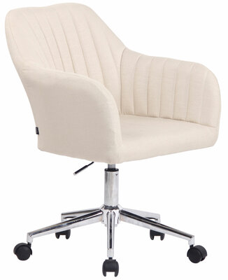 Bureaustoel Foltin Creme,Stof