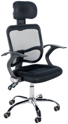 Bureaustoel Clarke Ergonomisch zwart, Zwart