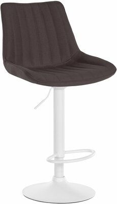 Barkruk Tino Stof Taupe,wit