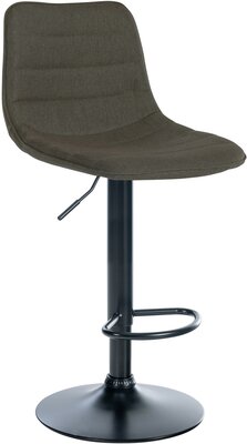 Lix Barkruk - Stof Taupe,zwart