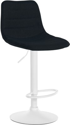 Lix Barkruk - Stof zwart,wit, Zwart