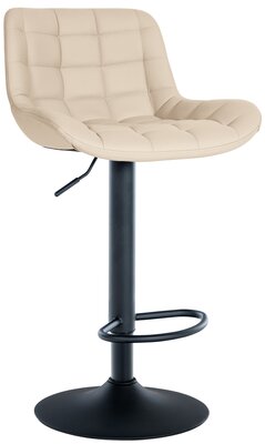 Barhocker Tevor Kunstleder, Creme