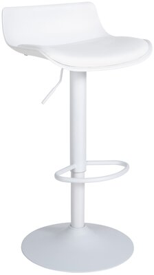 Barstoel Oviera Kunstleer, Wit