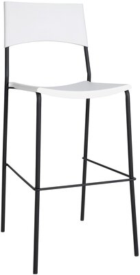 Barstoel Bermuda Rood, Wit