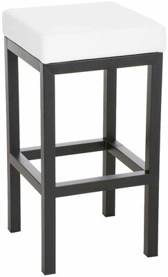 Barstoel Bermuda Rood, Wit