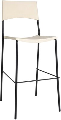 Barstoel Bermuda Rood, Creme
