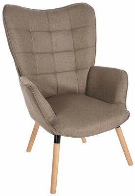 Barkruk Bermuda Rood, Taupe