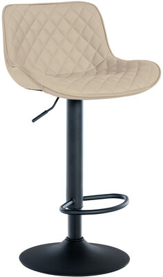 Barstoel Manosi Kunstleer, Creme