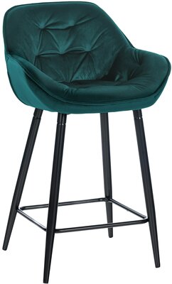 Barstoel Gobsin 76 Fluweel, Groen