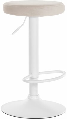 Barstoel Bermuda Rood, Creme