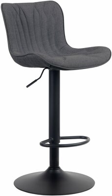 Barstoel Lunis Stof, Zwart