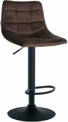 Barstoel Bermuda Zwart, Bruin