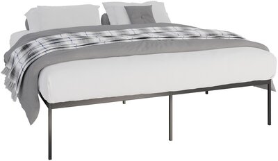 Metalen bed Forga 200x180x42 cm, Zwart