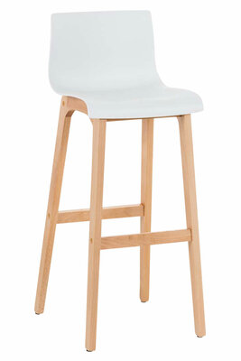 Barstoel Bermuda Rood, Wit