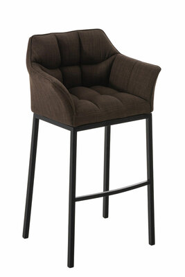 Barstoel Domasa B Stof met 4-poots frame, Bruin