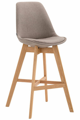 Barstoel Cennas Stof Natura, Taupe