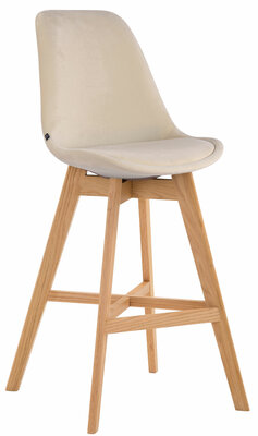 Barstoel Bermuda Rood, Creme