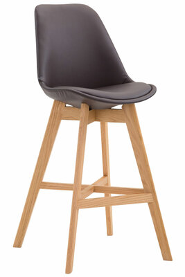 Barstoel Bermuda Rood, Bruin