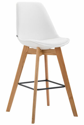 Barstoel Bermuda Rood, Wit
