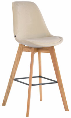 Barstoel Bermuda Rood, Creme