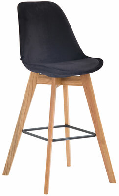 Barstoel Bermuda Rood, Zwart