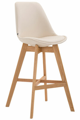 Barstoel Bermuda Rood, Creme