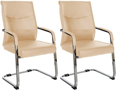 Set van 2 bezoekersstoelen Habort,