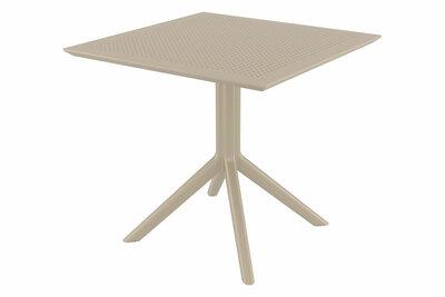 Tafel Ska 80 cm, Taupe