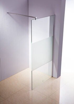 Doucheafscheiding 130x200x100cm rond half bevroren,