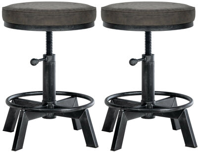 2-delige set kruk Disten,