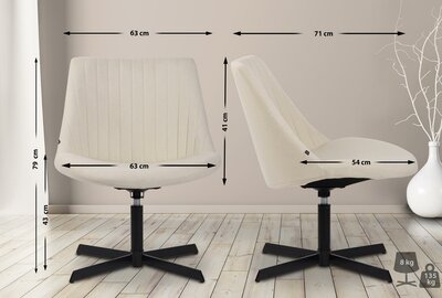 Lounger Grinba, Creme