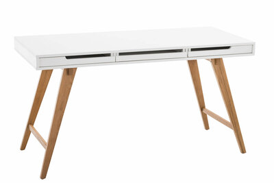 Bureau Pirti 140 cm V2, Wit