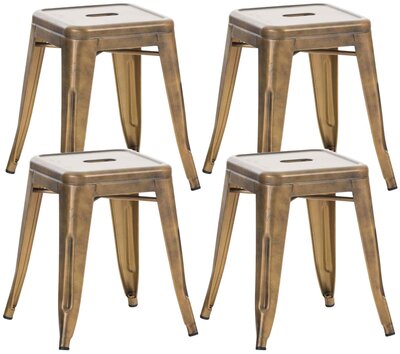 4-delige set kruk Irman,
