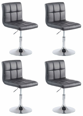 4-delige Loungeset Pilmi V2, Zwart